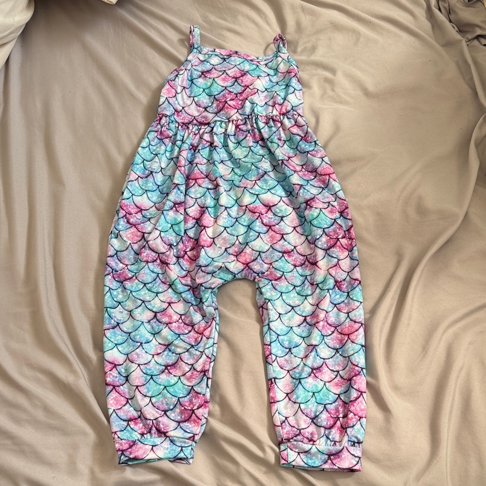 Mermaid Scale Kids Jumpsuit